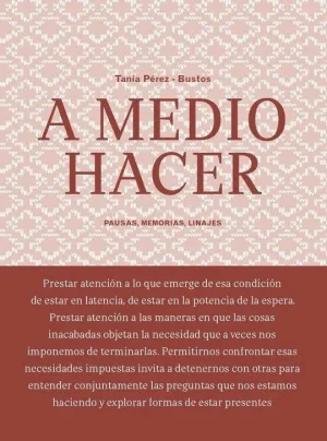 A MEDIO HACER