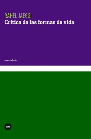 CRÍTICA DE LAS FORMAS DE VIDA