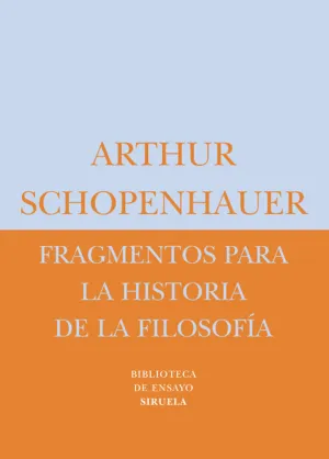 FRAGMENTOS PARA LA HISTORIA DE LA FILOSOFÍA