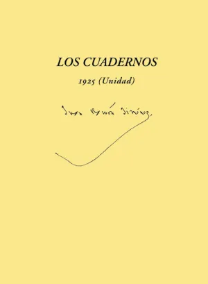 LOS CUADERNOS 1925