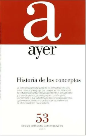 HISTORIA DE LOS CONCEPTOS HISTORIA DE LOS CONCEPTOS