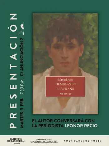 Presentación «Tiemblas en el verano» de Manuel Avís